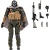 Call of Duty Ghost (Jawbone) - Figura articulada de 6.5 pulgadas con manos intercambiables y accesorios de armas