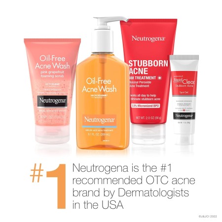 Neutrogena Rapid Clear Acné Defense Face Loción, 1.7 onzas (Paquete de 3)