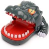 iShyan Juego de dientes de cocodrilo para niños, juego de dentista de dedo mordedor de cocodrilo divertido juego de dientes de