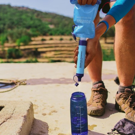 Membrane Solutions - Pajilla para filtro de agua, equipo portátil de filtración de supervivencia, preparación de emergencia,