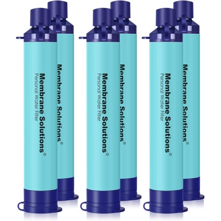 Membrane Solutions - Pajilla para filtro de agua, equipo portátil de filtración de supervivencia, preparación de emergencia,