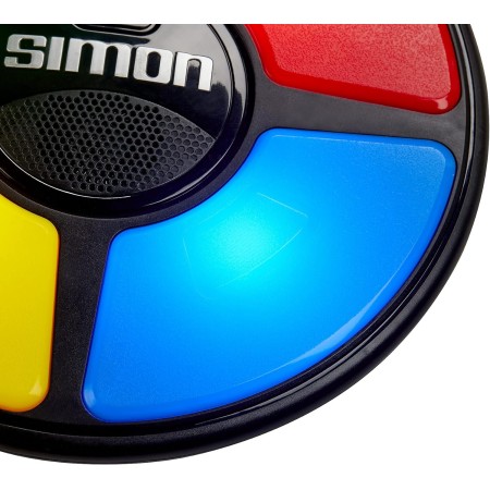 Hasbro Juego de memoria electrónico de mano Gaming Simon con luces y sonidos para niños de 8 años en adelante, incluye unidad de