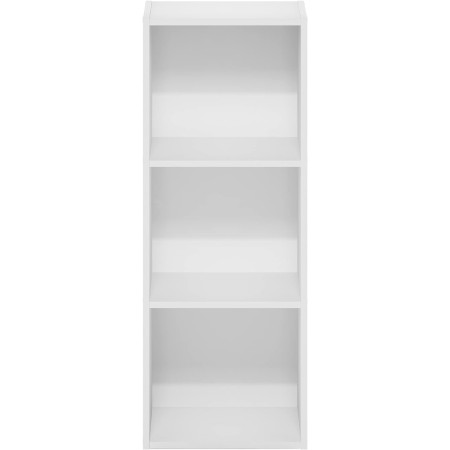 FURINNO 11107WH-GR 7 - Estantería reversible, 11 cubos, color blanco y verde