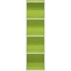 FURINNO 11107WH-GR 7 - Estantería reversible, 11 cubos, color blanco y verde
