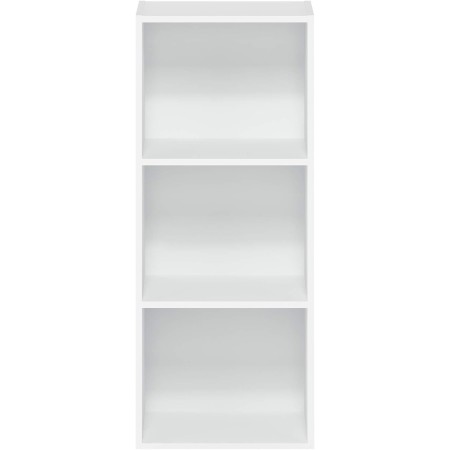 FURINNO 11107WH-GR 7 - Estantería reversible, 11 cubos, color blanco y verde