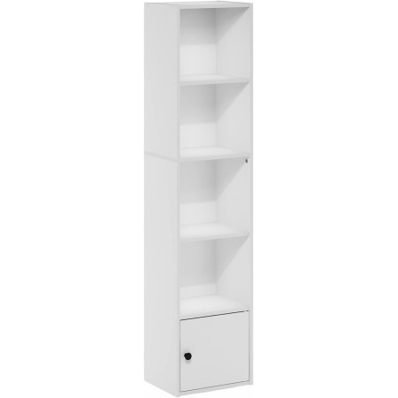 FURINNO 11107WH-GR 7 - Estantería reversible, 11 cubos, color blanco y verde