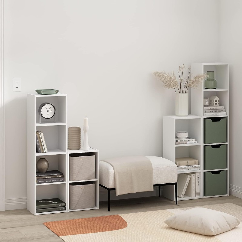 BIRDROCK HOME Silla blanca de piel sintética | Silla de piel sintetica decorativa