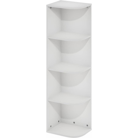 FURINNO 11107WH-GR 7 - Estantería reversible, 11 cubos, color blanco y verde