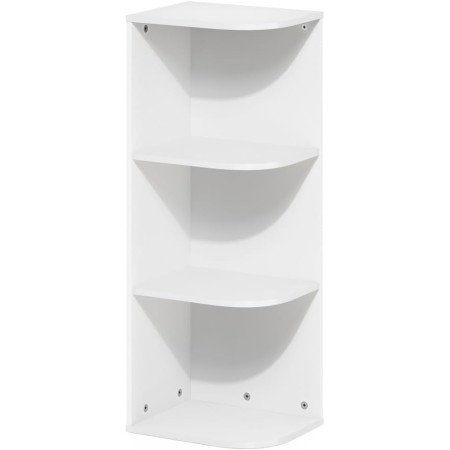 FURINNO 11107WH-GR 7 - Estantería reversible, 11 cubos, color blanco y verde