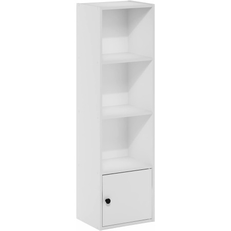 FURINNO 11107WH-GR 7 - Estantería reversible, 11 cubos, color blanco y verde