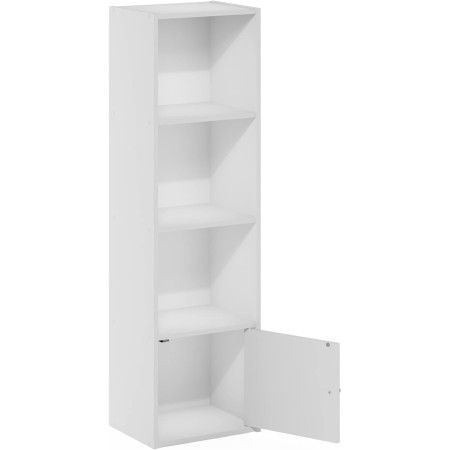 FURINNO 11107WH-GR 7 - Estantería reversible, 11 cubos, color blanco y verde