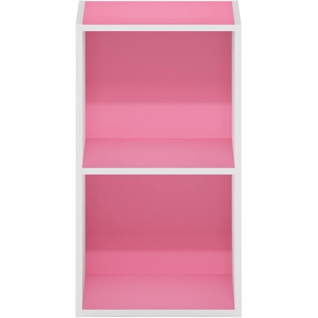FURINNO 11107WH-GR 7 - Estantería reversible, 11 cubos, color blanco y verde
