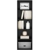 FURINNO 11107WH-GR 7 - Estantería reversible, 11 cubos, color blanco y verde