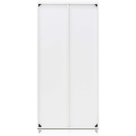 FURINNO 11107WH-GR 7 - Estantería reversible, 11 cubos, color blanco y verde