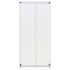 FURINNO 11107WH-GR 7 - Estantería reversible, 11 cubos, color blanco y verde