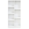 FURINNO 11107WH-GR 7 - Estantería reversible, 11 cubos, color blanco y verde