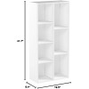 FURINNO 11107WH-GR 7 - Estantería reversible, 11 cubos, color blanco y verde