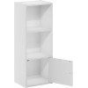 FURINNO 11107WH-GR 7 - Estantería reversible, 11 cubos, color blanco y verde