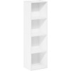 FURINNO 11107WH-GR 7 - Estantería reversible, 11 cubos, color blanco y verde