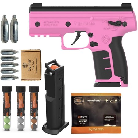 Byrna SD [Autodefensa] Pepper Ultimate Bundle - Spray de pimienta, lanzador de pimienta no letal, menos letal, defensa