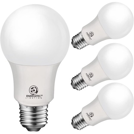 Paquete de 24 bombillas Led A19 equivalentes a 60 W, luz diurna 5000 K, base media E26, no regulable, bombilla Led con