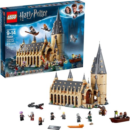 LEGO 75954 Harry Potter Hogwarts Kit de construcción del Gran Comedor, 878 piezas