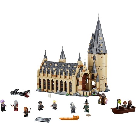 LEGO 75954 Harry Potter Hogwarts Kit de construcción del Gran Comedor, 878 piezas