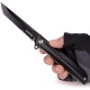 REMETTE Cuchillo de bolsillo táctico GD22K, cuchillo de bolsillo negro para hombres, apertura asistida por volteo, cuchillo