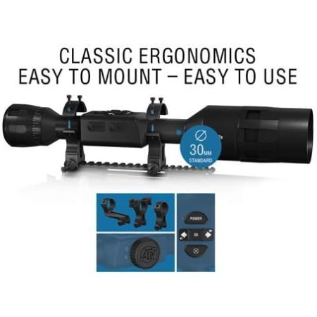 ATN X-Sight-4k Pro Smart Day/Night Scope con video Full HD rec, zoom suave, Bluetooth y Wi-Fi (transmisión, galería y controles)