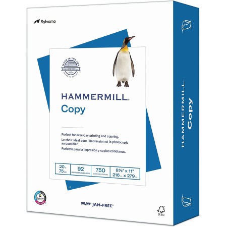 Hammermill Papel para copias, resmas individuales