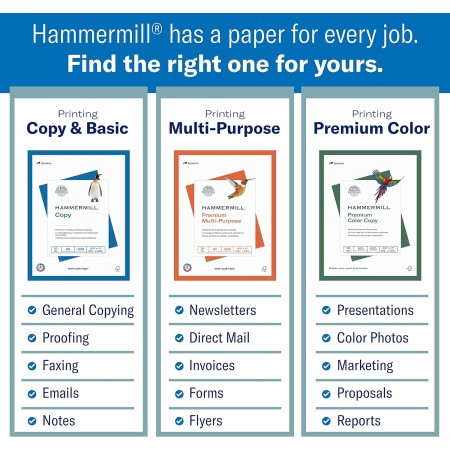 Hammermill Papel para copias, resmas individuales