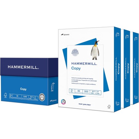 Hammermill Papel para copias, resmas individuales