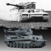 KIOMTRK 1:28 RC Tank Toys para niños, 9 canales de control remoto vehículos con sonido y luz, juguetes militares RC para niños
