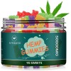 AFXMATE Gomitas de cáñamo de 50000 mg, gomitas naturales con infusión de aceite de cáñamo con sabor a frutas (90 gomitas)