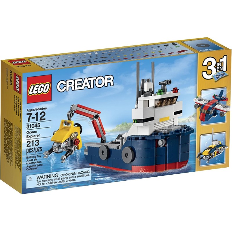 LEGO 31045 Creator Ocean Explorer Science Toy para niños