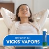 Vicks VapoInhalador, inhalador nasal portátil para llevar, no medicado, con refrescantes vapores, aroma a mentol, 2 barras