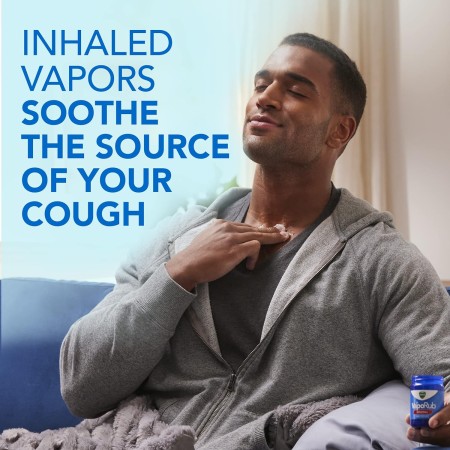 Vicks VapoInhalador, inhalador nasal portátil para llevar, no medicado, con refrescantes vapores, aroma a mentol, 2 barras