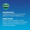 Vicks VapoInhalador, inhalador nasal portátil para llevar, no medicado, con refrescantes vapores, aroma a mentol, 2 barras