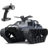 Mostop Tanque de alta velocidad con control remoto, 4 WD, auto a control remoto, 2.4 GHz, camión del ejército, tanque de deriva