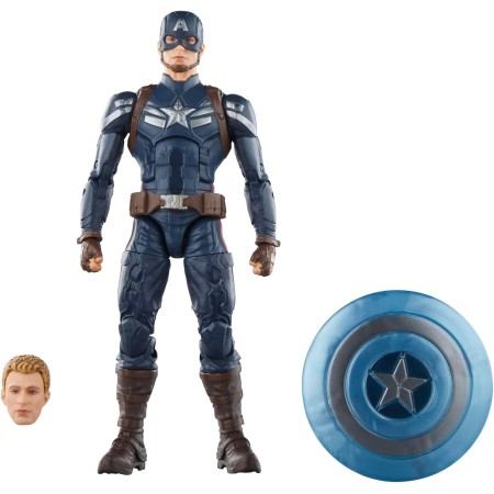 Marvel Hasbro Legends Series Capitán América, Capitán América: The Winter Soldier Figuras de acción coleccionables de 6