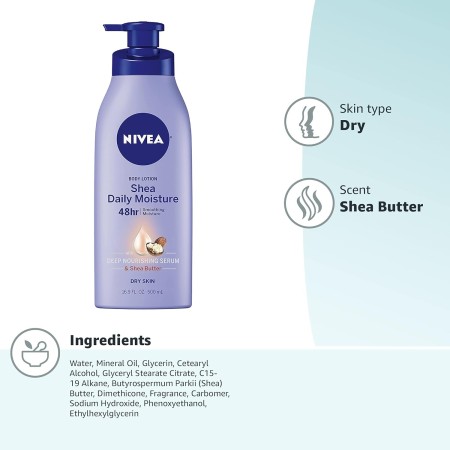 Nivea Smooth Sensation Loción diaria para la piel seca