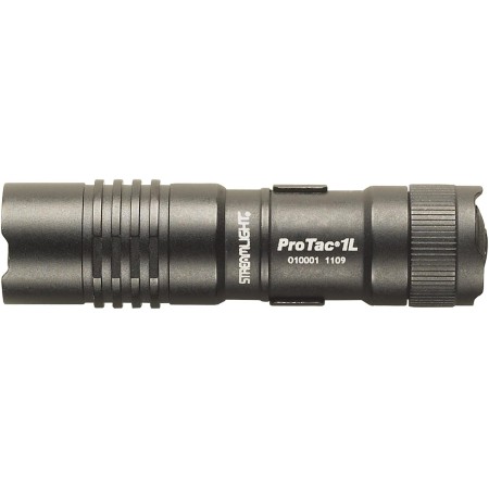 Streamlight 88061 ProTac 1L-1AA - Luz táctica profesional de doble combustible, 350 lúmenes, color negro