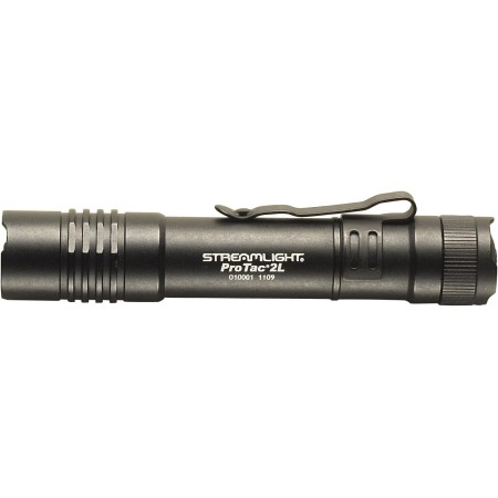 Streamlight 88061 ProTac 1L-1AA - Luz táctica profesional de doble combustible, 350 lúmenes, color negro