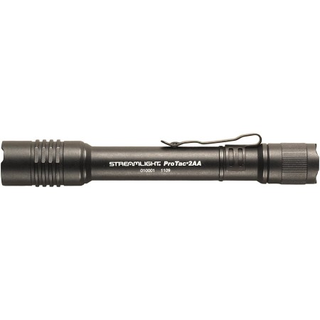 Streamlight 88061 ProTac 1L-1AA - Luz táctica profesional de doble combustible, 350 lúmenes, color negro