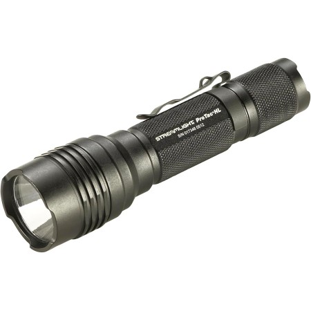 Streamlight 88061 ProTac 1L-1AA - Luz táctica profesional de doble combustible, 350 lúmenes, color negro