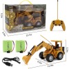 Excavadora de juguete a control remoto para principiantes, 4WD 5 canales 1:24 RC Excavadora de construcción con luz LED, juego