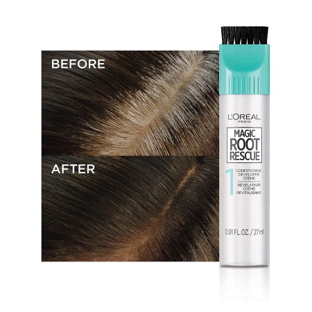 L'Oreal Paris - Magic Root Rescue. Kit para teñido en 10 minutos de la raíz del cabello, teñido permanente del cabello con