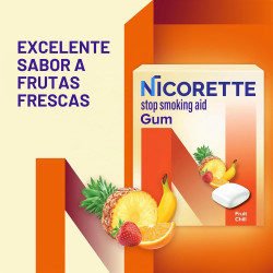 Nicorette Nicotine Gum 4mg - 100 PCS - FRUTAS
