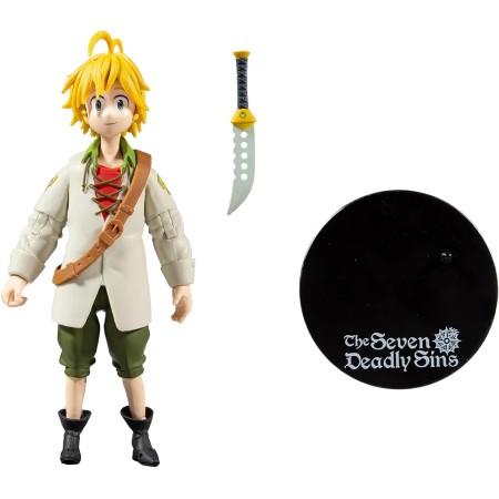 McFarlane Toys The Seven Deadly Sins Meliodas - Figura de acción de 7 pulgadas con accesorios