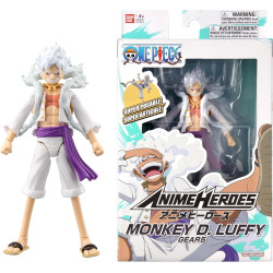 ANIME HEROES - One Piece - Figura de acción Monkey D. Luffy Gear 5